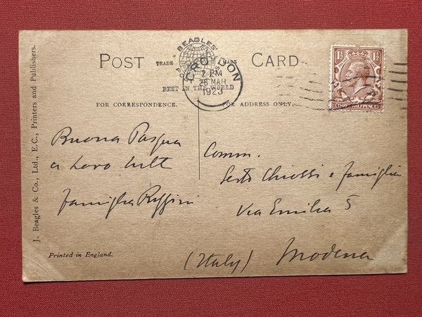 Cartolina - London - Park Lane & Hyde Park - …