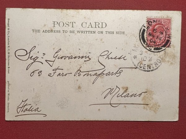 Cartolina - London - Hyde Park - Corner - 1904