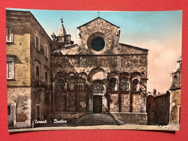 Cartolina - Termoli ( Campobasso ) - Basilica - 1955 …