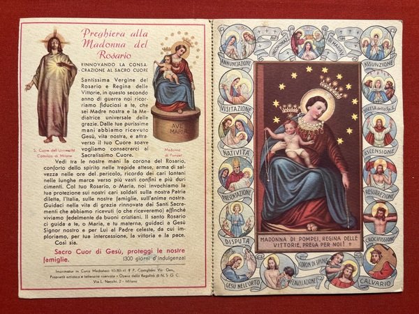 Cartolina - Madonna di Pompei - Regina delle Vittorie - …