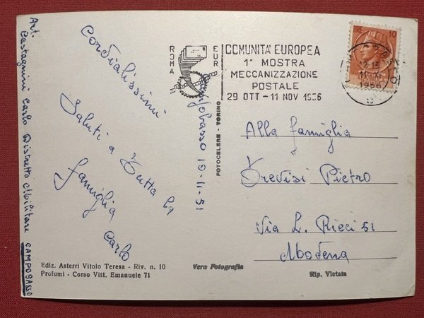 Cartolina - Campobasso - Panorama - 1951