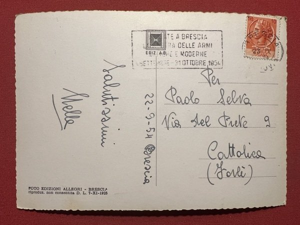 Cartolina - Brescia - Piazza Garibaldi e Via Milano - …