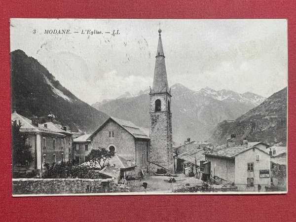 Cartolina - Francia - Modane - L'Eglise - 1926 | Immagine Gallery 2