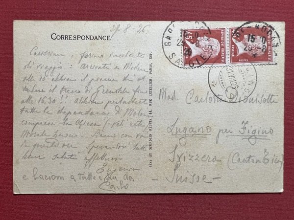 Cartolina - Francia - Modane - L'Eglise - 1926 | Immagine principale