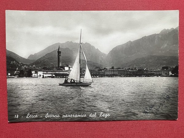 Cartolina - Lecco - Scorcio Panoramico dal Lago - 1940 … | Immagine Gallery 1