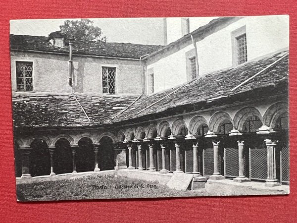 Cartolina - Aosta - Chiostro di S. Orso - 1920 … | Immagine principale