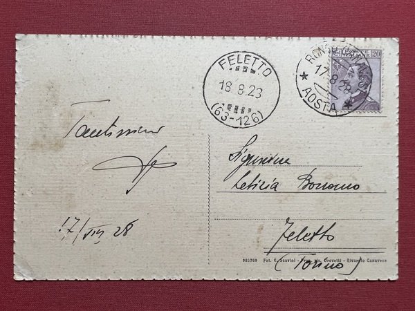 Cartolina - Ronco Canavese - Panorama e la Punta del … | Immagine principale