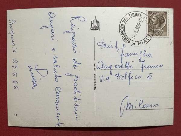 Cartolina - Borgonovo Val Tidone ( Piacenza ) - La … | Immagine principale