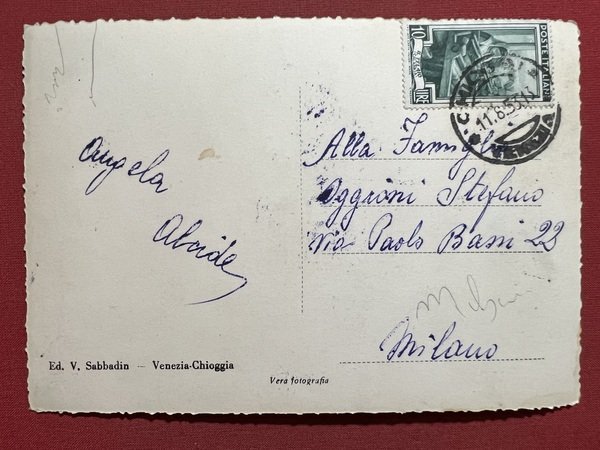 Cartolina - Chioggia ( Venezia ) - Piazzetta Ponte Vigo … | Immagine principale