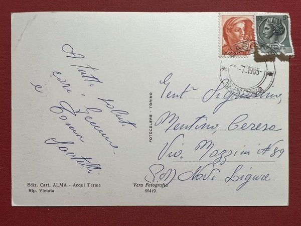 Cartolina - Massone ( Trento ) - Panorama - 1965 | Immagine principale