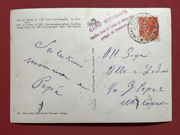 Cartolina - Colle di Tenda ( Valle Vermenagna ) - … | Immagine principale