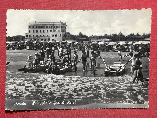 Cartolina - Cervia ( Ravenna ) - Spiaggia e Grand … | Immagine Gallery 2