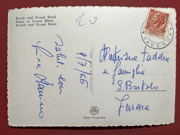 Cartolina - Cervia ( Ravenna ) - Spiaggia e Grand … | Immagine principale