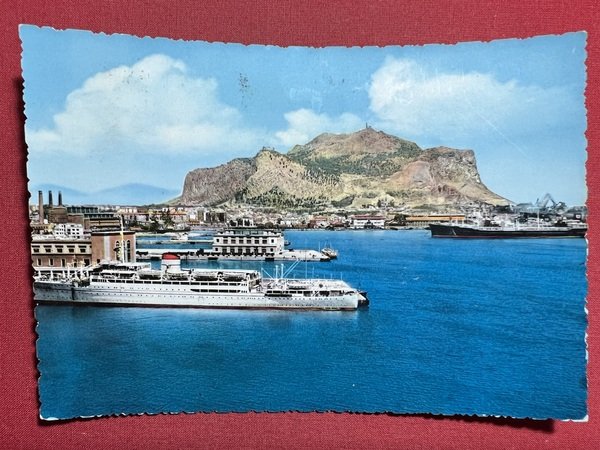 Cartolina - Palermo - Veduta del Porto con Monte Pellegrino … | Immagine Gallery 2