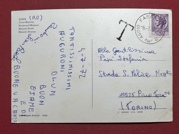 Cartolina - Adria ( Rovigo ) - Corso Mazzini - … | Immagine principale