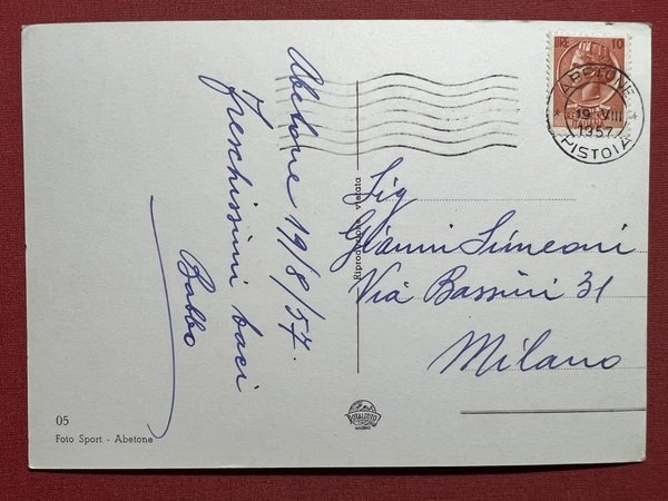 Cartolina - Abetone ( Pistoia ) - Il Passo delle … | Immagine principale