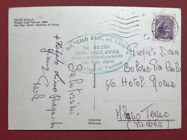 Cartolina - Sauze d'Oulx - Rifugio Ciao Pais - 1969 | Immagine principale