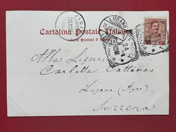 Cartolina - Salsomaggiore ( Parma ) - Panorama - 1902 | Immagine principale