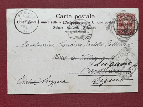 Cartolina - Svizzera - Zürich - Blick von der Quaibrucke …