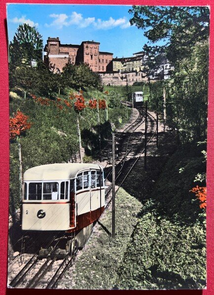 Cartolina - Mondovì ( Cuneo ) - La Funicolare - …