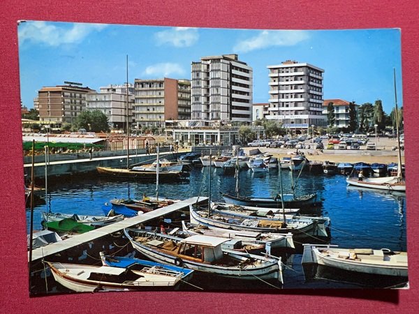 Cartolina - Riccione ( Rimini ) - Darsena a Alberghi …