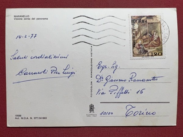 Cartolina - Maranello ( Modena ) - Visione Aerea del …