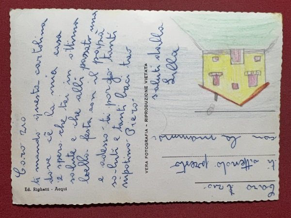 Cartolina - Spigno Monferrato ( Alessandria ) - Stazione Ferroviaria …