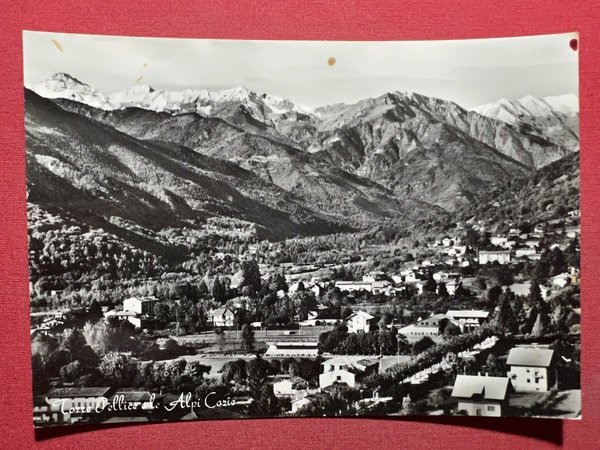 Cartolina - Torre Pellice e le Alpi Cozie - 1955 …