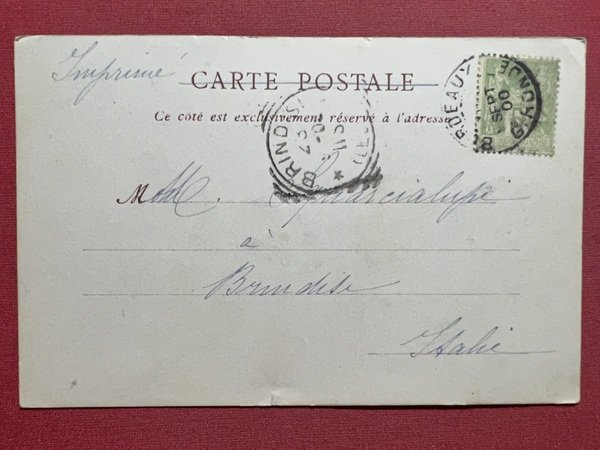 Cartolina - Francia - Bordeaux - L'Hotel de Ville - …