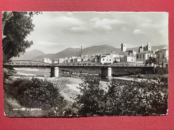 Cartolina - Albenga ( Savona ) - Panorama - 1943