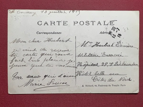 Cartolina - La Grande Guerre 1914-15 - Artillerie lourde Francaise …