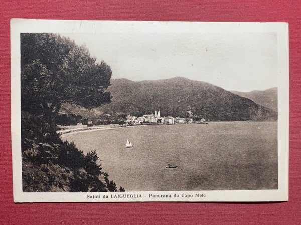 Cartolina - Saluti da Laigueglia - Panorama da Capo Mele …