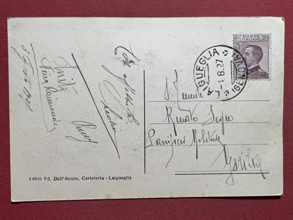 Cartolina - Saluti da Laigueglia - Panorama da Capo Mele …