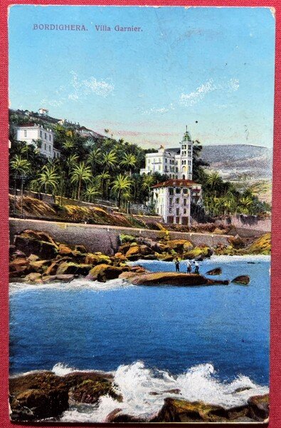 Cartolina - Bordighera ( Imperia ) - Villa Garnier - …