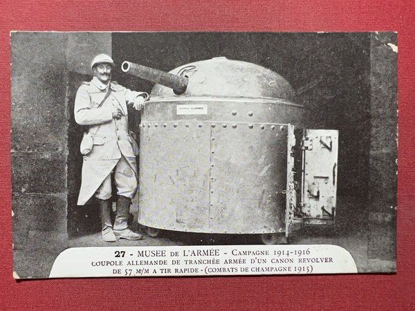 Cartolina - Musee de l'Armee - Campagne 1914-1916 - Couple …