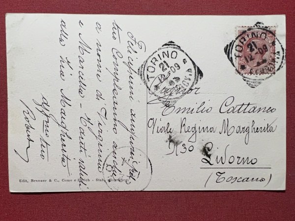 Cartolina - Torino - Corso del Valentino e Monumento ai …