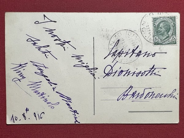 Cartolina - Torino - Passeggiata al Valentino - 1916