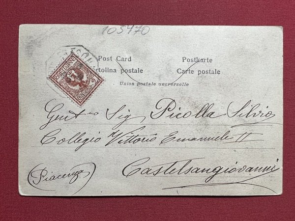 Cartolina - Fanteria - Alta Baionetta - 1905