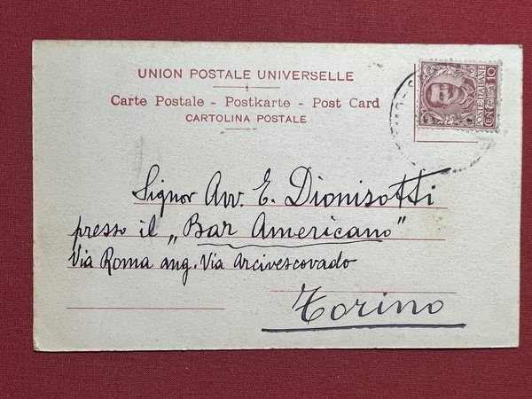 Cartolina - Como - Panorama dal Battello - 1905