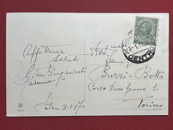 Cartolina Padova - Panorama dal Campanile della Basilica di Santa …