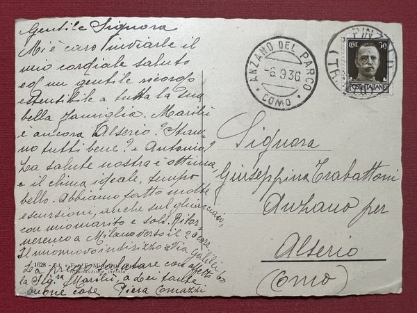 Cartolina - Pinerolo ( Torino ) e le Dolomiti di …