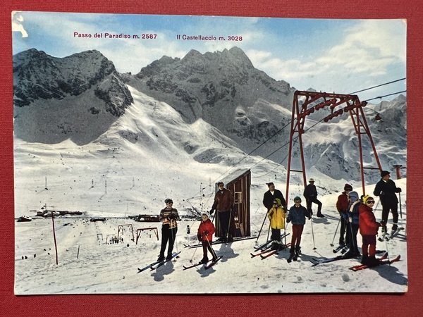 Cartolina - Il Tonale dall'Arrivo della Sciovia Cady - 1968