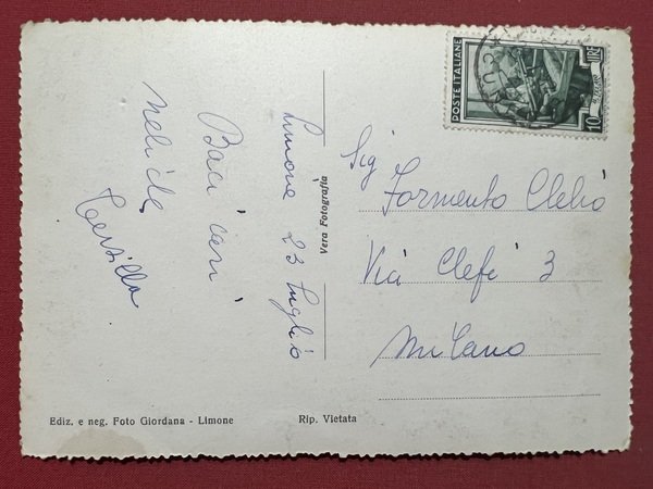 Cartolina - Limone Piemonte ( Cuneo ) - Panorama - …