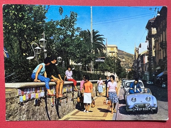 Cartolina - Alassio - Riviera dei Fiori - Via Dante …