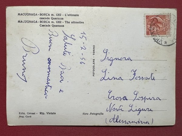 Cartolina - Asti - Scorcio panoramico - 1956