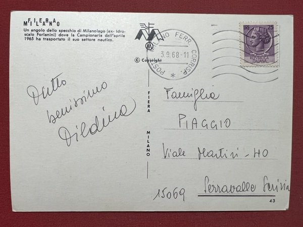 Cartolina - Fiera di Milano - Un angolo dello Specchio …