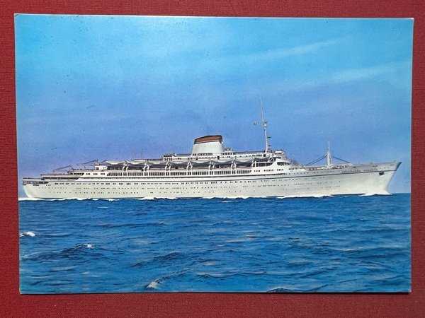 Cartolina Navi - Transatlantico Cristoforo Colombo - 1965 ca.