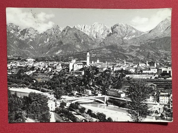 Cartolina - Belluno con Prealpi e Ponte della Vittoria sul …