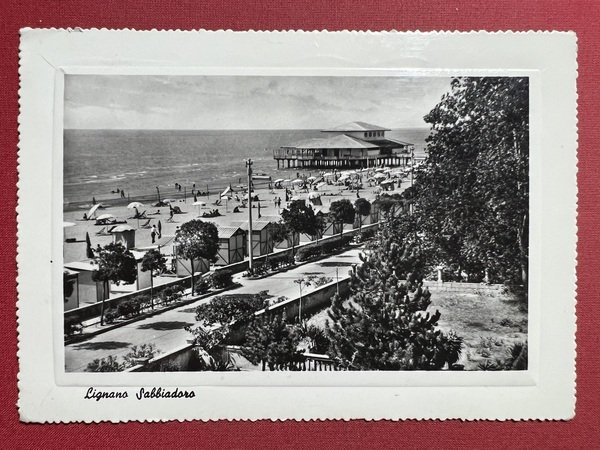 Cartolina - Lignano Sabbiadoro ( Udine ) - Panorama - …