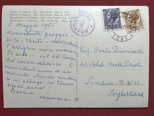 Cartolina - Bellezze di Calabria - Sila ( Cosenza ) …